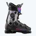 Women's ski boots Salomon S/Pro Supra Dual Boa 115 W black/beluga met./beetroot purple 6
