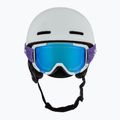 Children's ski helmet Salomon Player Combo + Goggles XV Jr ice flow/ice flow mid blue 2