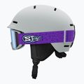 Children's ski helmet Salomon Player Combo + Goggles XV Jr ice flow/ice flow mid blue 3