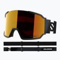 Salomon S/View 3 ski goggles black/ml mid red 5