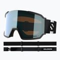 Ski goggles Salomon S/View 3 black/ml light blue 5