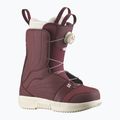 Women's snowboard boots Salomon Pearl Boa W tawny port/tawny port/vanilla ice 6