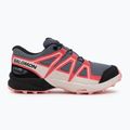 Children's running shoes Salomon Speedcross Waterproof grisaille/hushed violet/rouge red 2