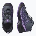 Children's hiking boots Salomon XA Pro V8 MID WP turbulence / black / liberty 12