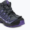 Children's hiking boots Salomon XA Pro V8 MID WP turbulence / black / liberty 7
