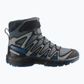 Children's hiking boots Salomon XA Pro V8 Winter Waterproof turbulence / black / dark blue