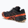 Men's running shoes Salomon Speedcross 6 GTX black/shocking orange/white pepper 3