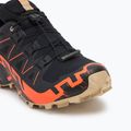 Men's running shoes Salomon Speedcross 6 GTX black/shocking orange/white pepper 7