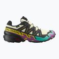 Men's running shoes Salomon Speedcross 6 GTX transparent yellow/black/waterfall 8
