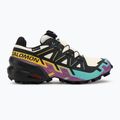 Women's running shoes Salomon Speedcross 6 GTX transparent yellow/black/waterfall 2