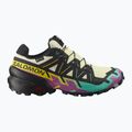 Women's running shoes Salomon Speedcross 6 GTX transparent yellow/black/waterfall 8