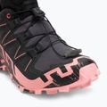 Women's running shoes Salomon Speedcross 6 GTX nine iron/black/flamingo pink 7
