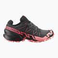 Women's running shoes Salomon Speedcross 6 GTX nine iron/black/flamingo pink 2