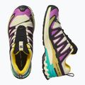 Women's running shoes Salomon XA PRO 3D V9 GTX transparent yellow/black/waterfall 5