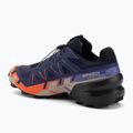 Men's running shoes Salomon Speedcross 6 GTX maritime blue/black/cherry tomato 3