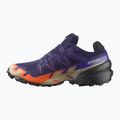 Men's running shoes Salomon Speedcross 6 GTX maritime blue/black/cherry tomato 3