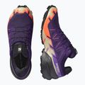 Men's running shoes Salomon Speedcross 6 GTX maritime blue/black/cherry tomato 6