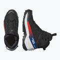 Men's trekking boots Salomon Crosstrak Powder WP Equipe black/black 3