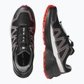 Men's running shoes Salomon Speedcross Peak GTX black/castlerock/cherry tomato 8