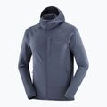 Men's trekking sweatshirt Salomon Essential Lightwarm Hoodie blue nights 7