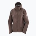 Women's running jacket Salomon Trail coffee bean 3