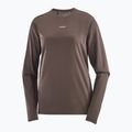 Women's longsleeve Salomon Shakeout Core coffee bean 3