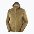 Men's running jacket Salomon Bonatti Waterproof brilliant olive 3