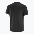 Men's running top Salomon Sense Aero GFX deep black 4