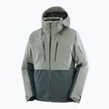 Men's ski jacket Salomon Brilliant 2.0 sedona sage/green 9