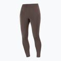 Women's running leggings Salomon SHAKEout Core 28" coffee bean 3