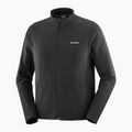 Men's running sweatshirt Salomon Mountain Flex Hybrid deep black 5