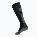Ski socks Salomon MTN black/blue danube 2