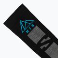 Ski socks Salomon MTN black/blue danube 3