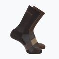 Socks Salomon Evasion Crew 2 pairs dark earth/walnut