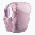 Women's running vest Salomon Active Skin 12 Set dawn pink/dusky 2