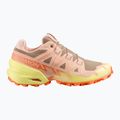 Women's running shoes Salomon Speedcross 6 burro/sunny lime/almond cream 2