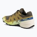 Men's running shoes Salomon Speedcross 6 GTX grape leaf/aspargus green 3