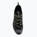 Men's running shoes Salomon XA Pro 3D V9 black/dark gull gray/acid lime 5