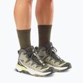 Men's trekking boots Salomon X Ultra 360 Edge Mid GTX olive night/aloe 7