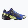 Men's running shoes Salomon Speedcross 6 bluing/black/acid lime 2