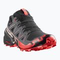 Men's running shoes Salomon Speedcross 6 GTX black/fiery red 2