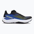 Men's running shoes Salomon Genesis black/acid lime/bluing 2