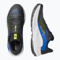 Men's running shoes Salomon Genesis black/acid lime/bluing 13