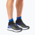 Men's running shoes Salomon Genesis black/acid lime/bluing 14