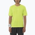 Men's running top Salomon Shakeout Core acid lime