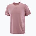 Men's running top Salomon Sense Aero SS Tee GFX dusky orchid 4