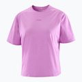 Women's T-shirt Salomon Trackline iris orchid 5