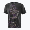 Men's running top Salomon Shakeout Core GFX deep black 3