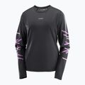 Women's running longsleeve Salomon Shakeout Core deep black 3