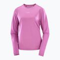 Women's running longsleeve Salomon Shakeout Core iris orchid 3